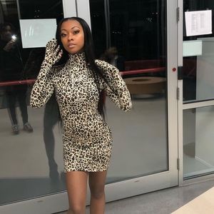 cheetah dress